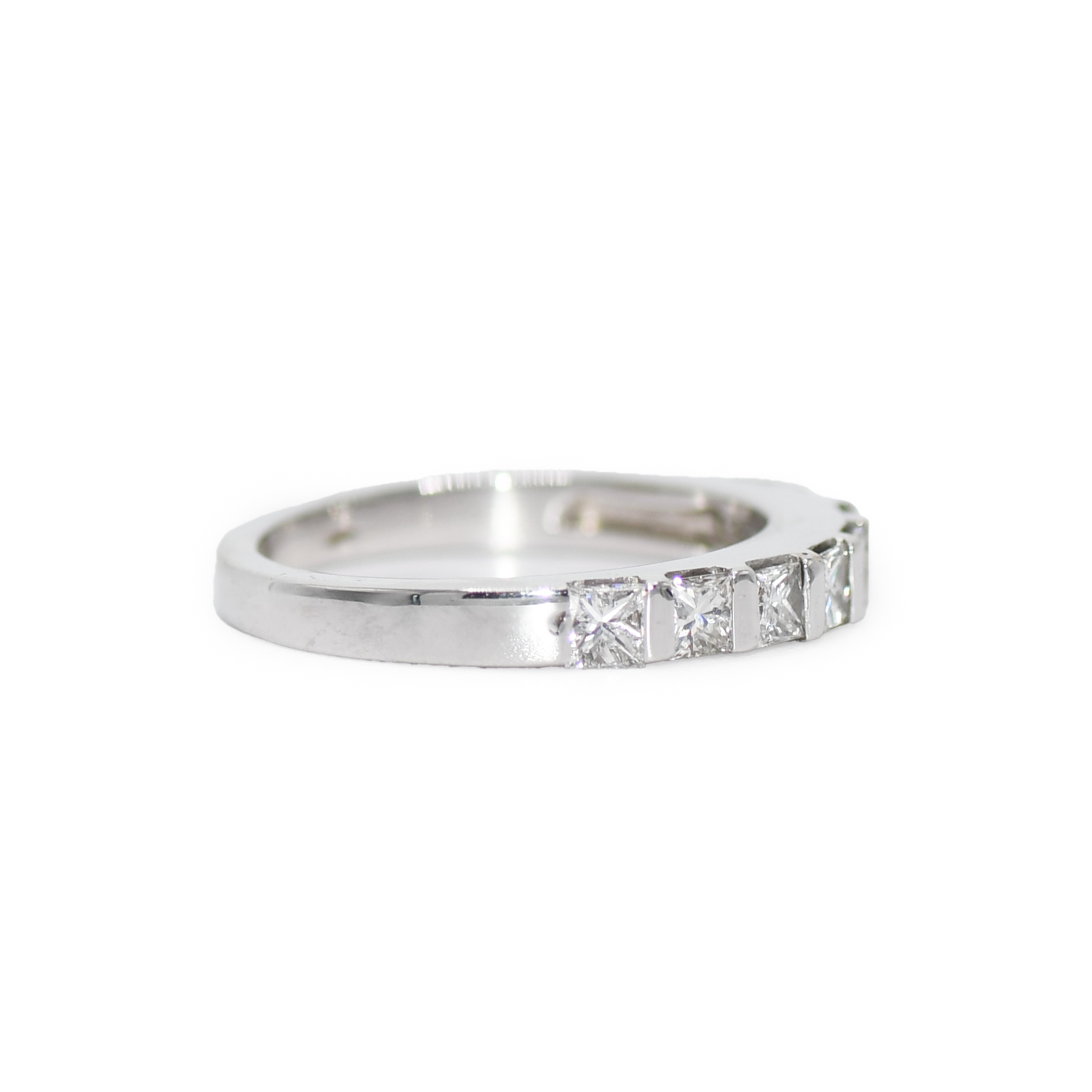 14K White Gold Diamond Band Ring 0.50tdw, 3.3g - Image 3