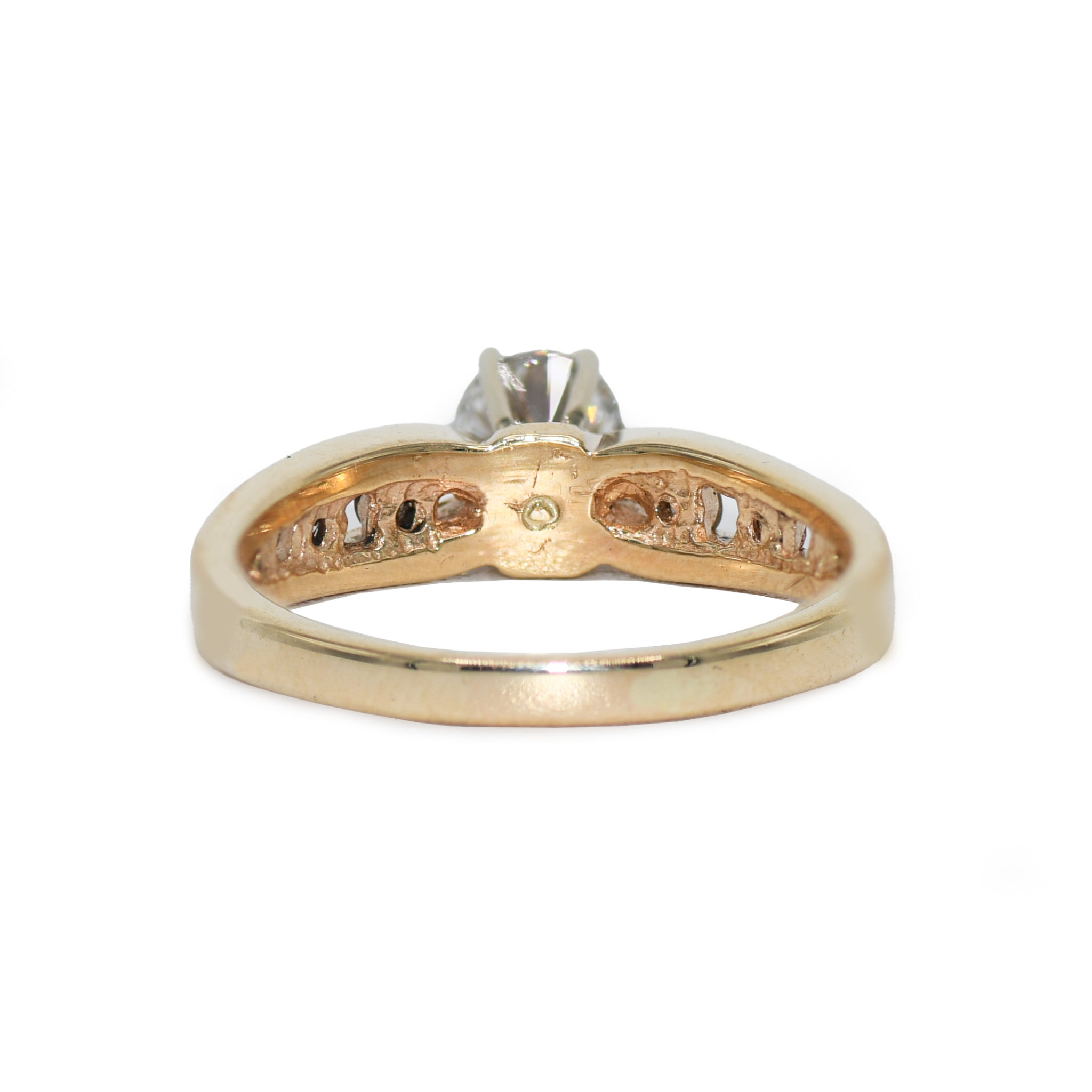 14K Yellow Gold Diamond Ring 3.6gr - Image 4