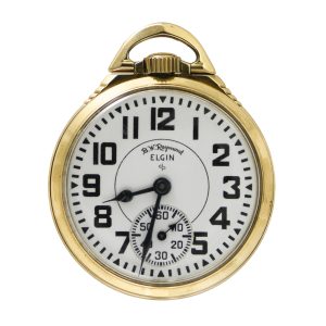 Elgin B.W. Raymond Pocket Watch 21 Jewels Gold Filled
