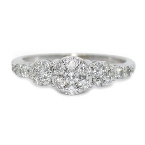 Diamond Cluster Ring