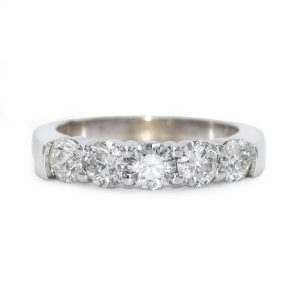 14K White Gold Diamond Cocktail Ring