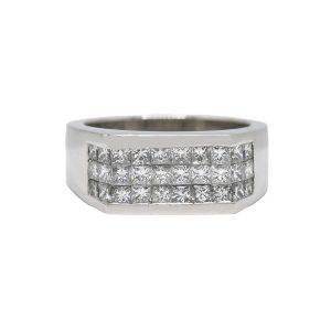 Platinum Diamond Ring 2.00tdw, 27.2g