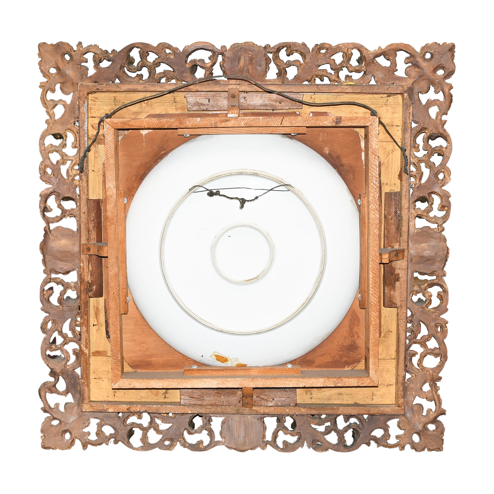 German Porcelain Charger Depicting a Young Maiden (Circa 1900) - Image 2