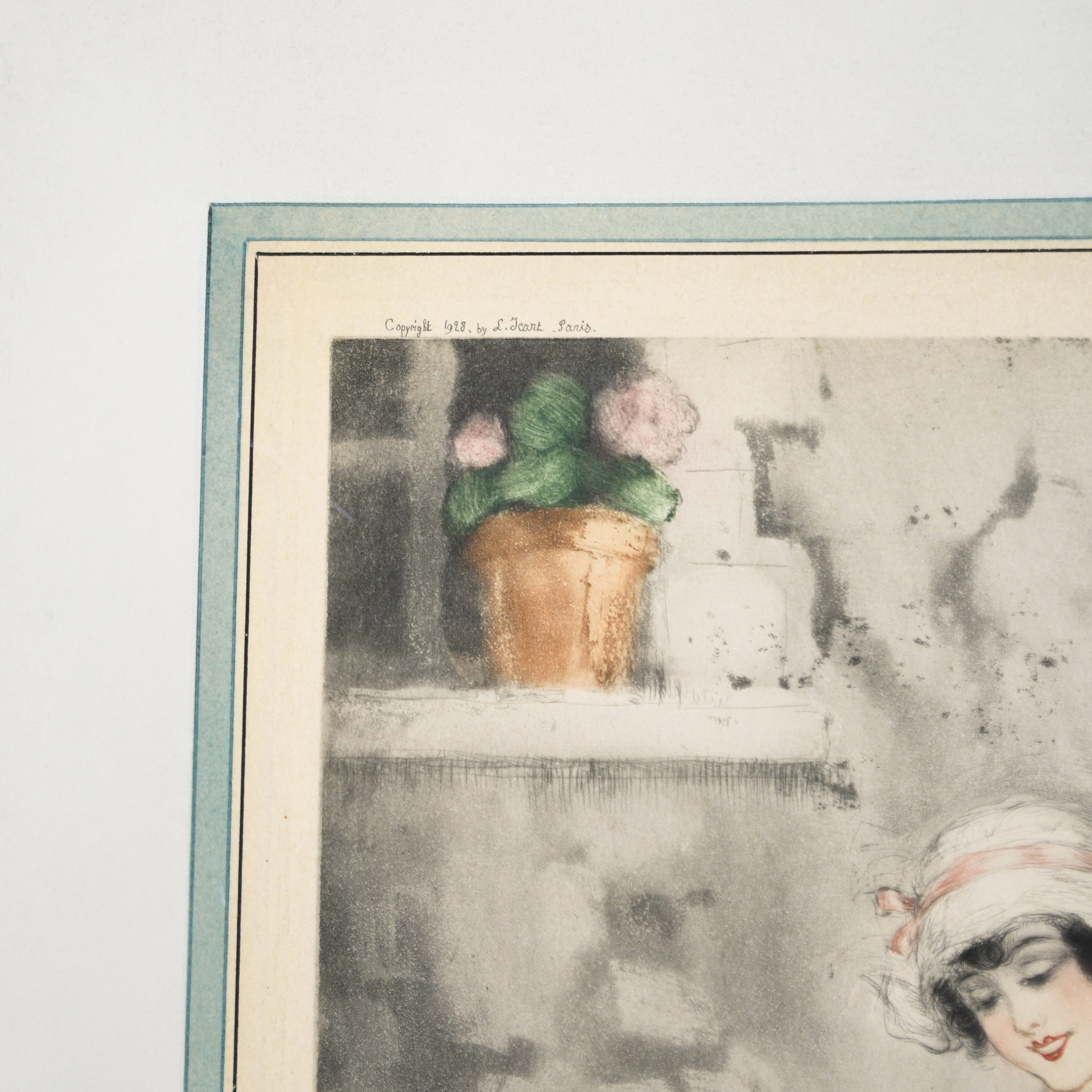 Milkmaid by Louis Icart (Circa 1928); Signed - Image 5