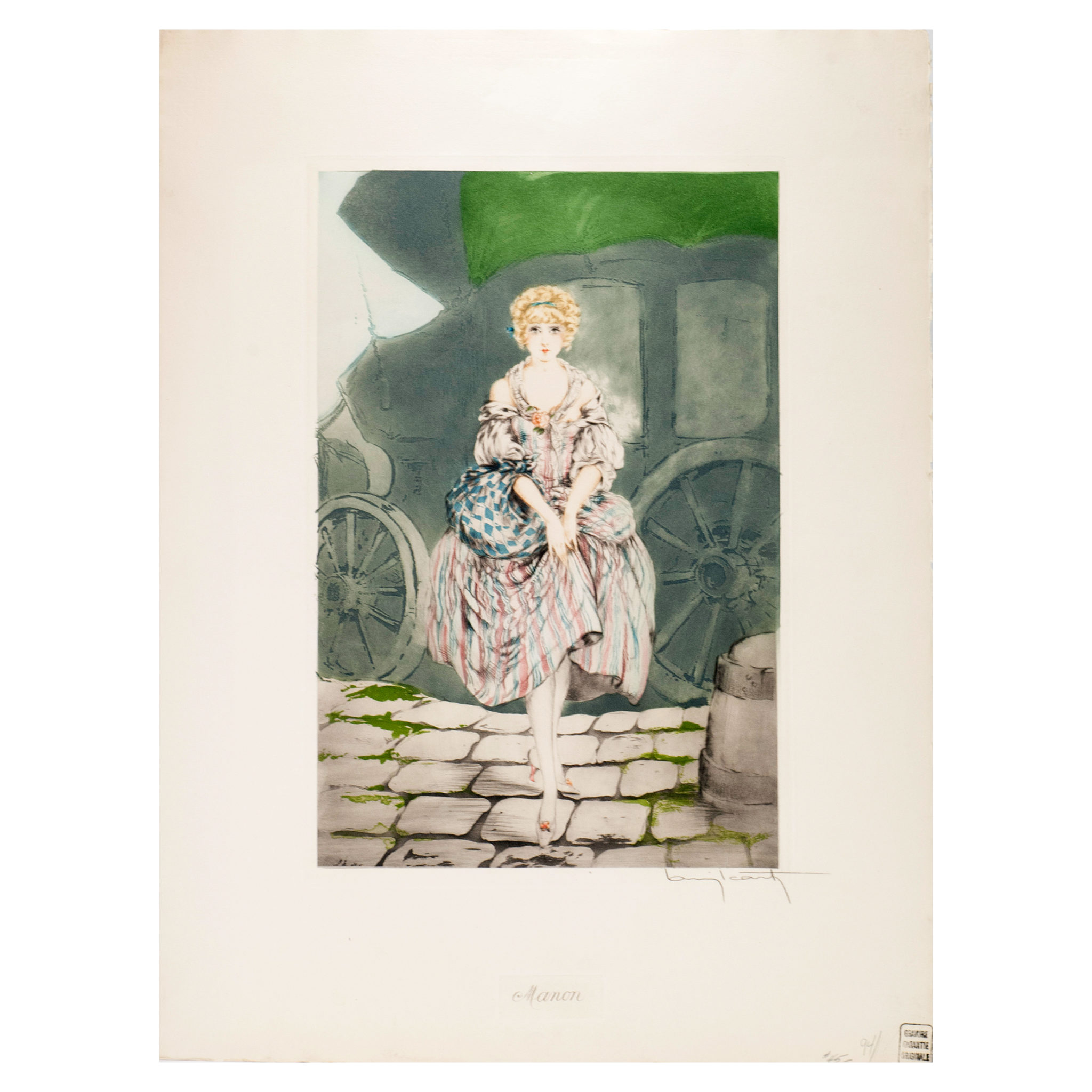 Manon by Louis Icart (Circa 1927); Signed