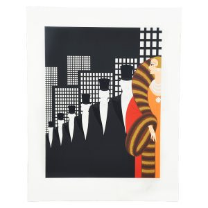Top Hats by Erte (Signed)