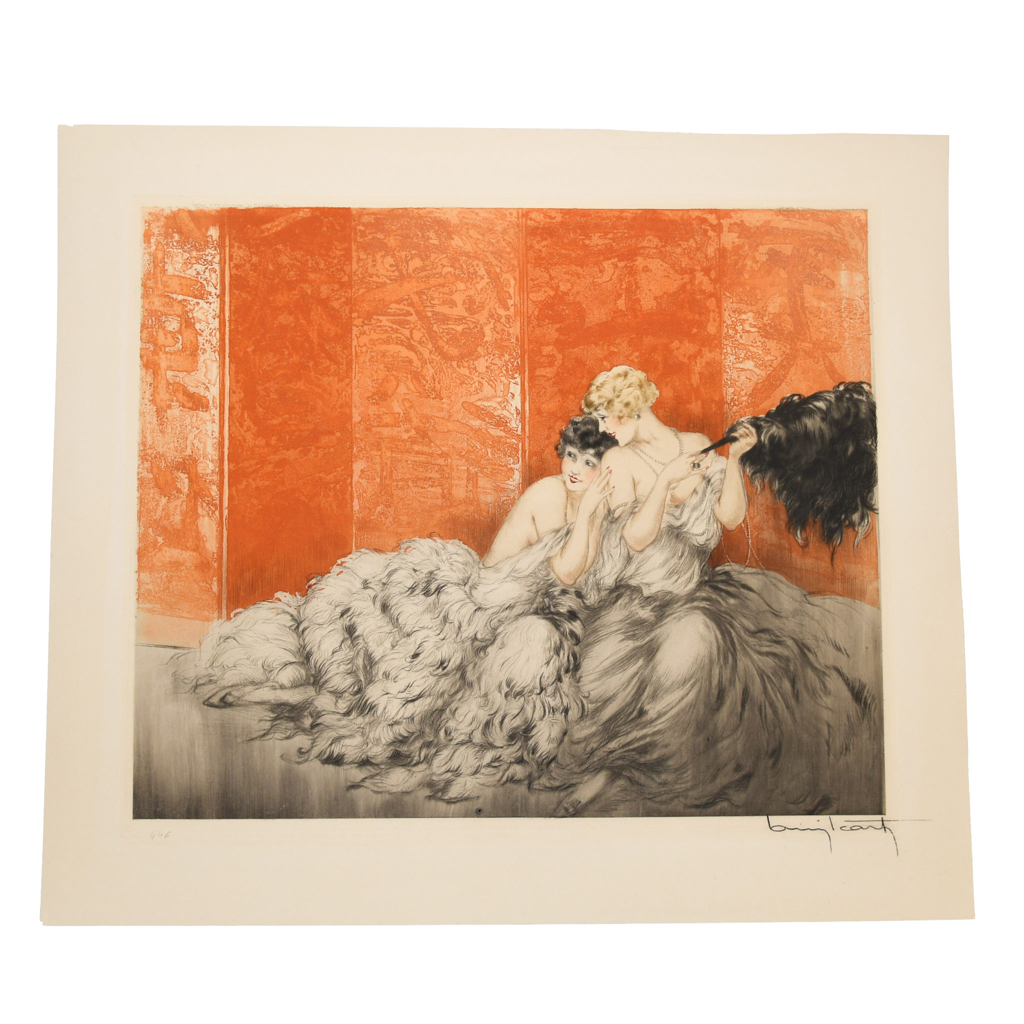 Mockery by Louis Icart, Signed RECENTLY FRAMED!