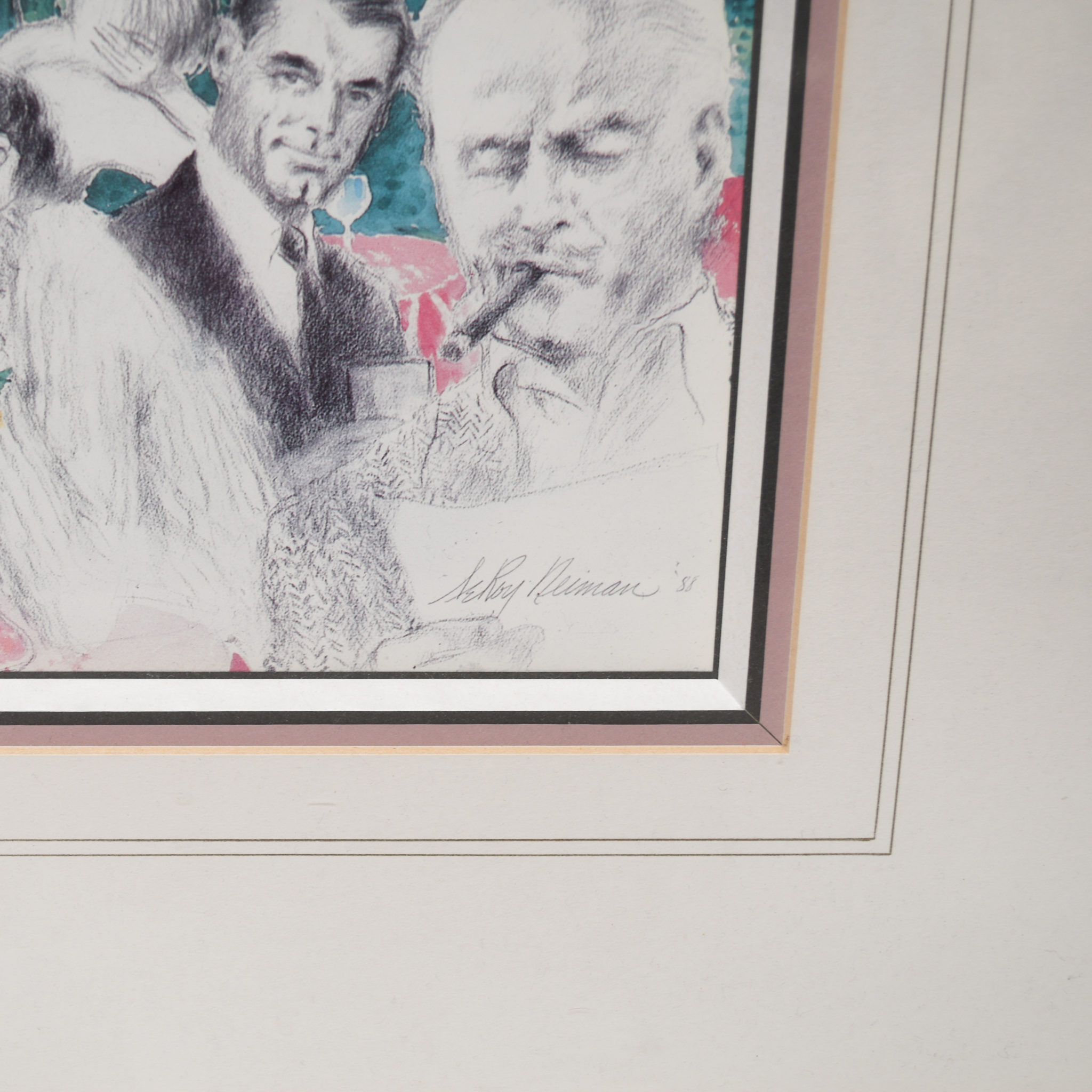 Polo Lounge Serigraph by LeRoy Neiman - Image 3