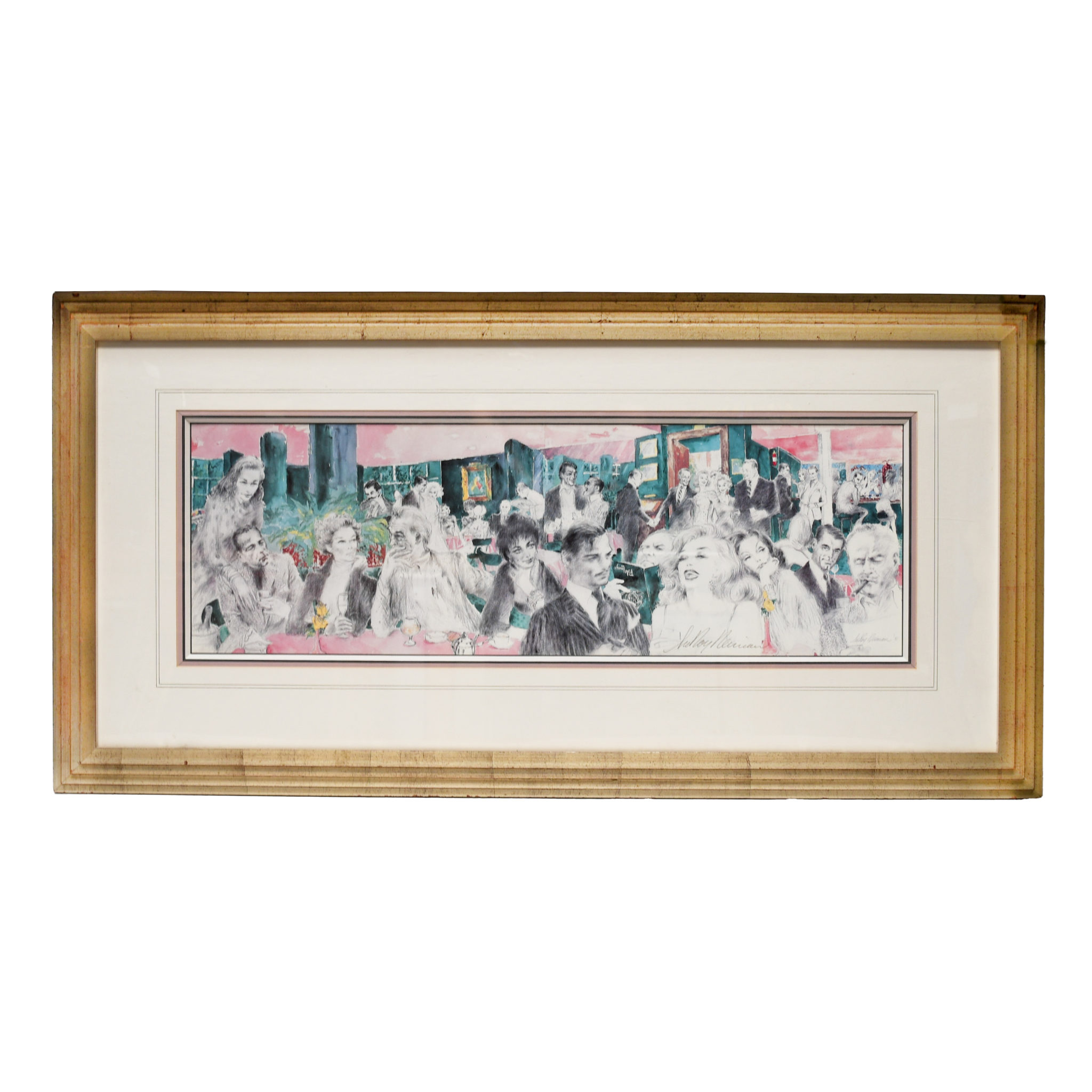 Polo Lounge Serigraph by LeRoy Neiman