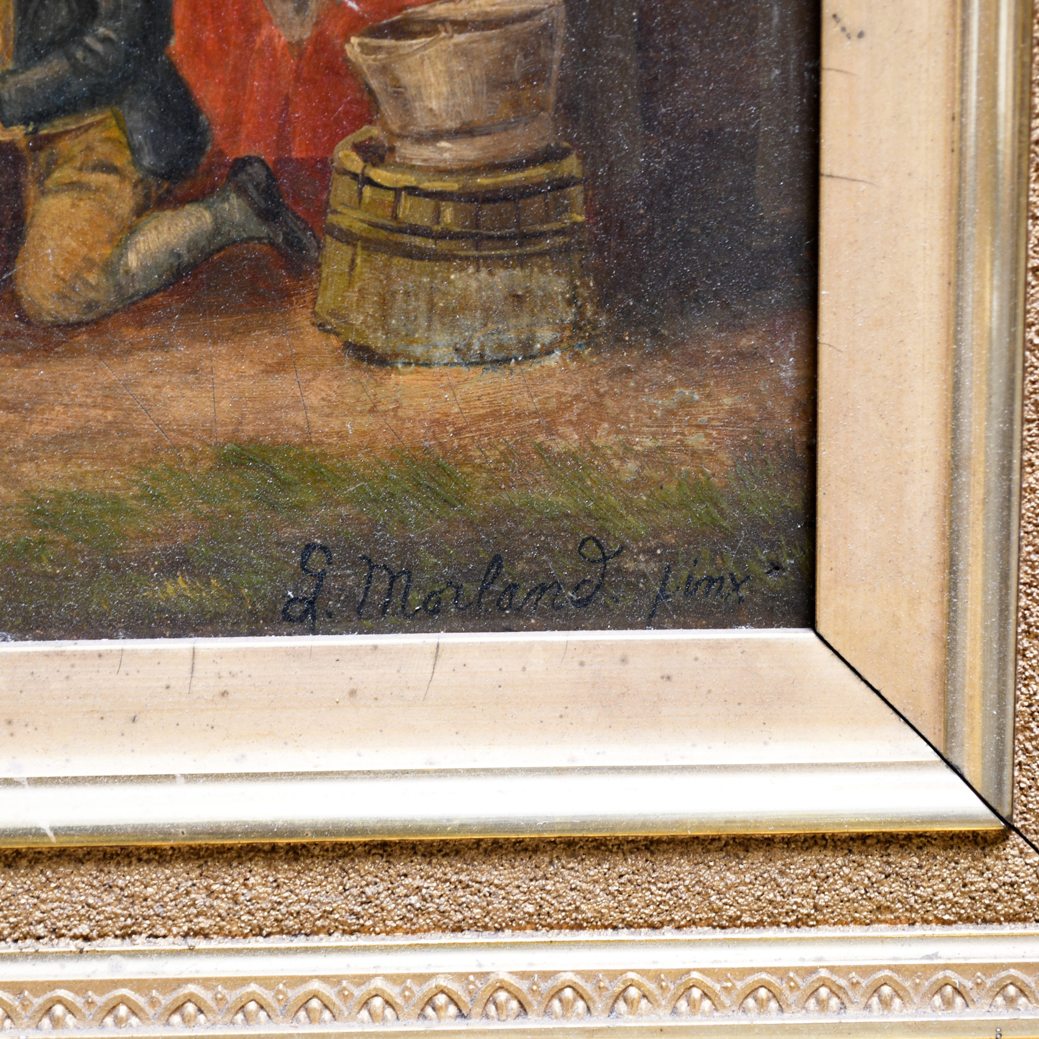 Farmhouse with Family (work after George Morland) - Image 2