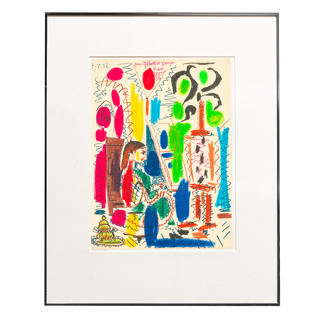 Original Pablo Picasso Lithograph - "L'atelier de Cannes" - Ces Peintres nos amis Vol. II