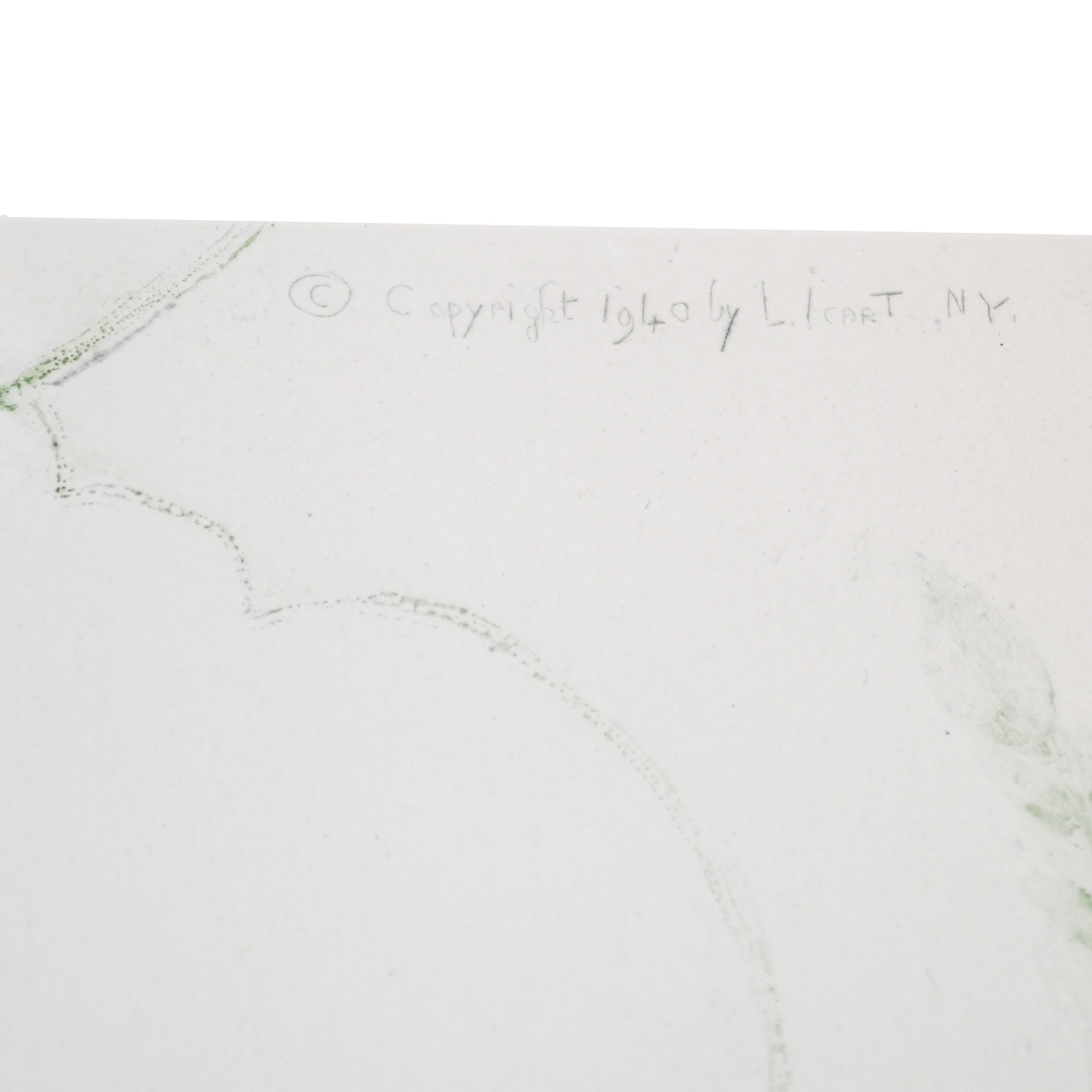 La Glycine Wisteria by Louis Icart (1888-1950); Signed - Image 6