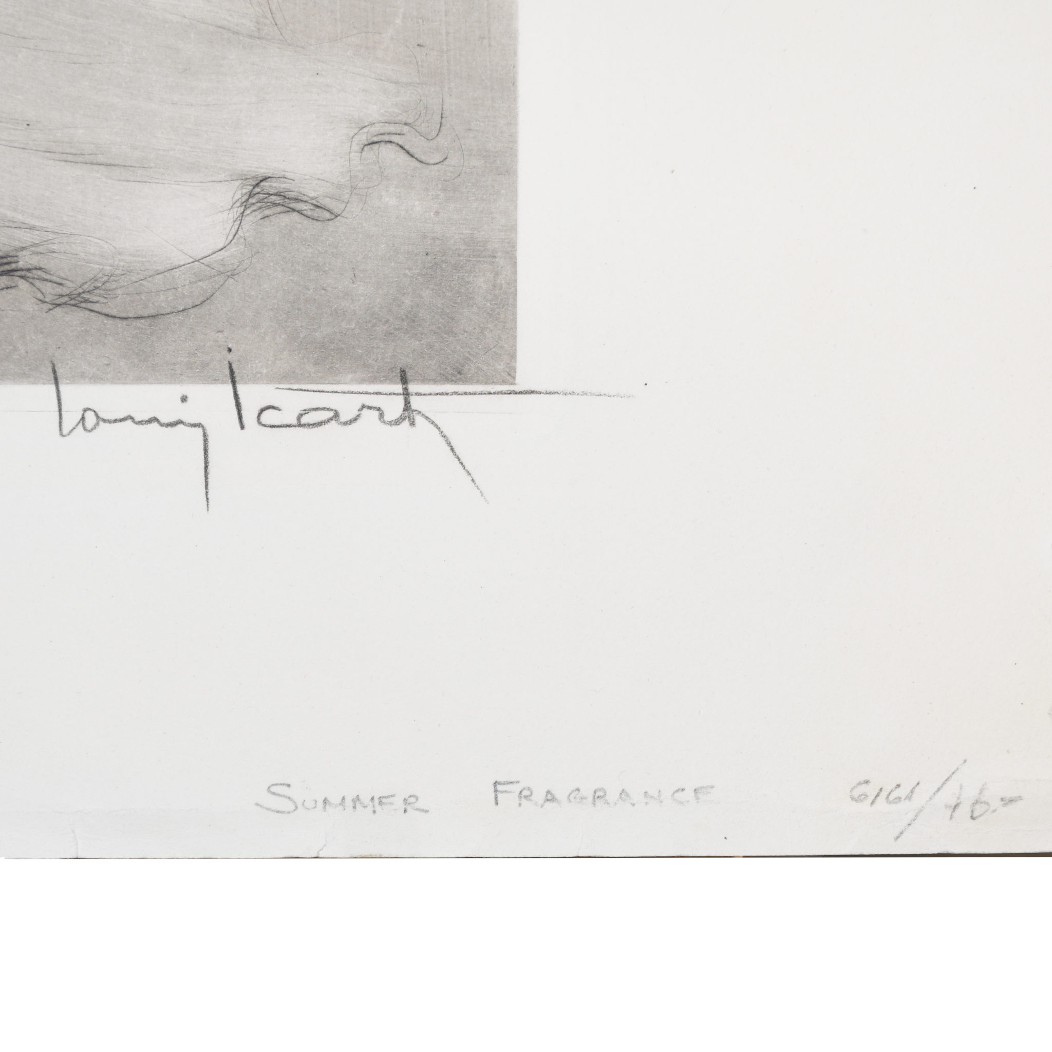 La Glycine Wisteria by Louis Icart (1888-1950); Signed - Image 4