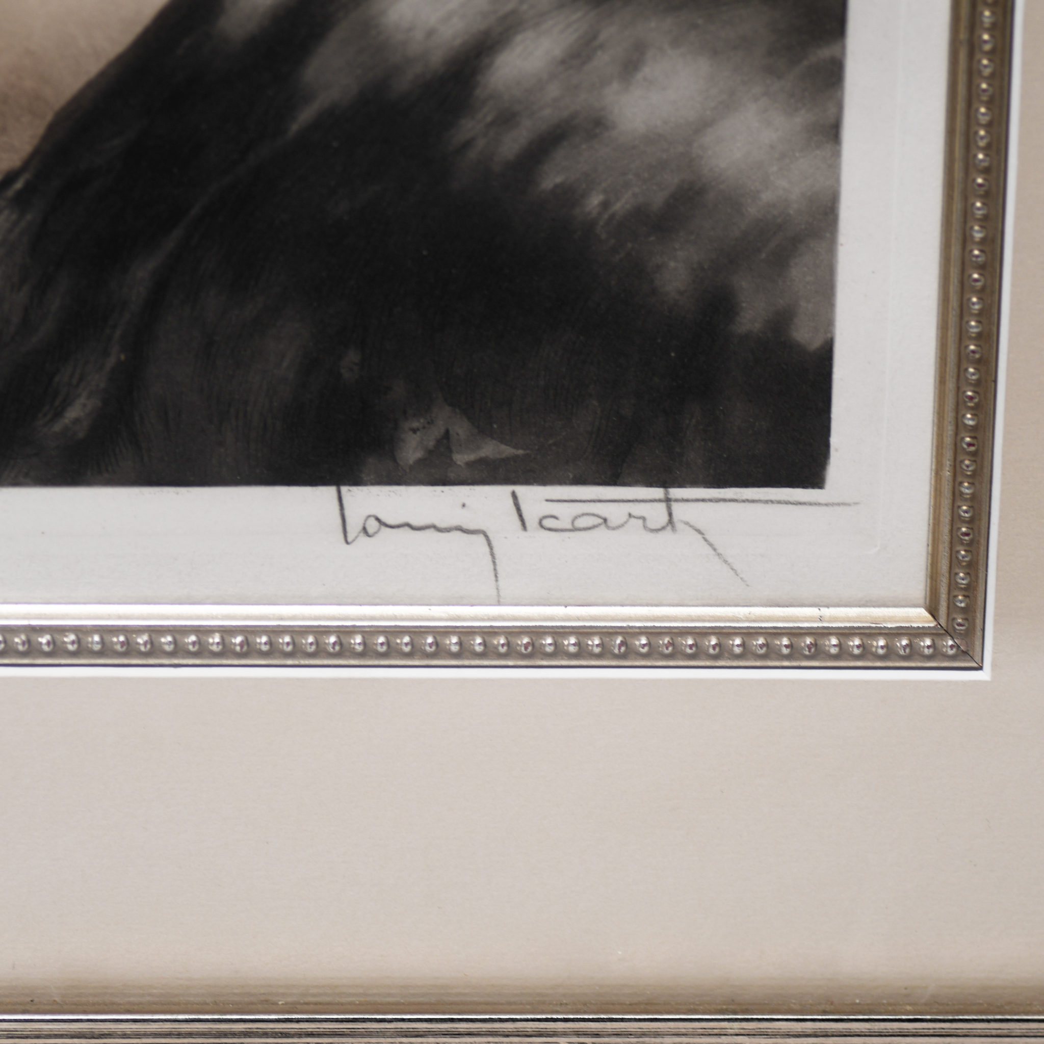 1933 Louis Icart Etching "My Model" - Image 3