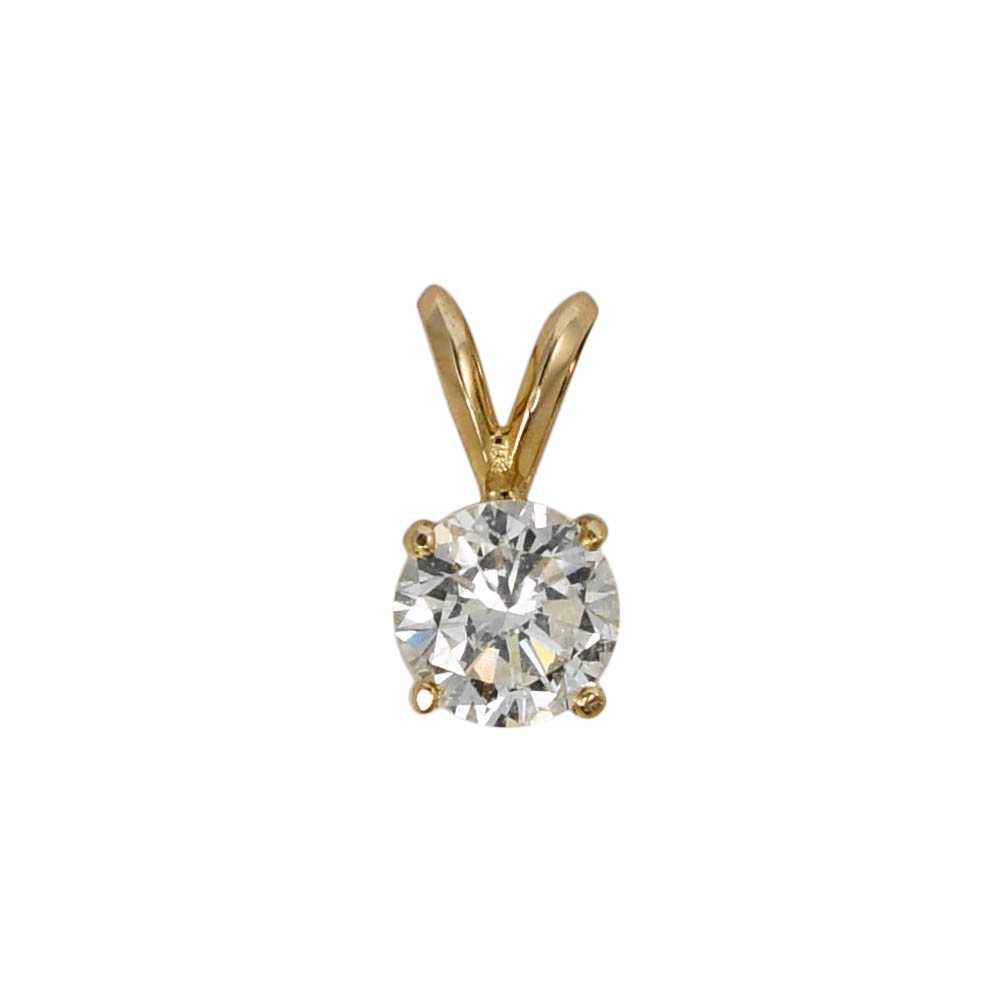 Diamond Solitaire Pendant