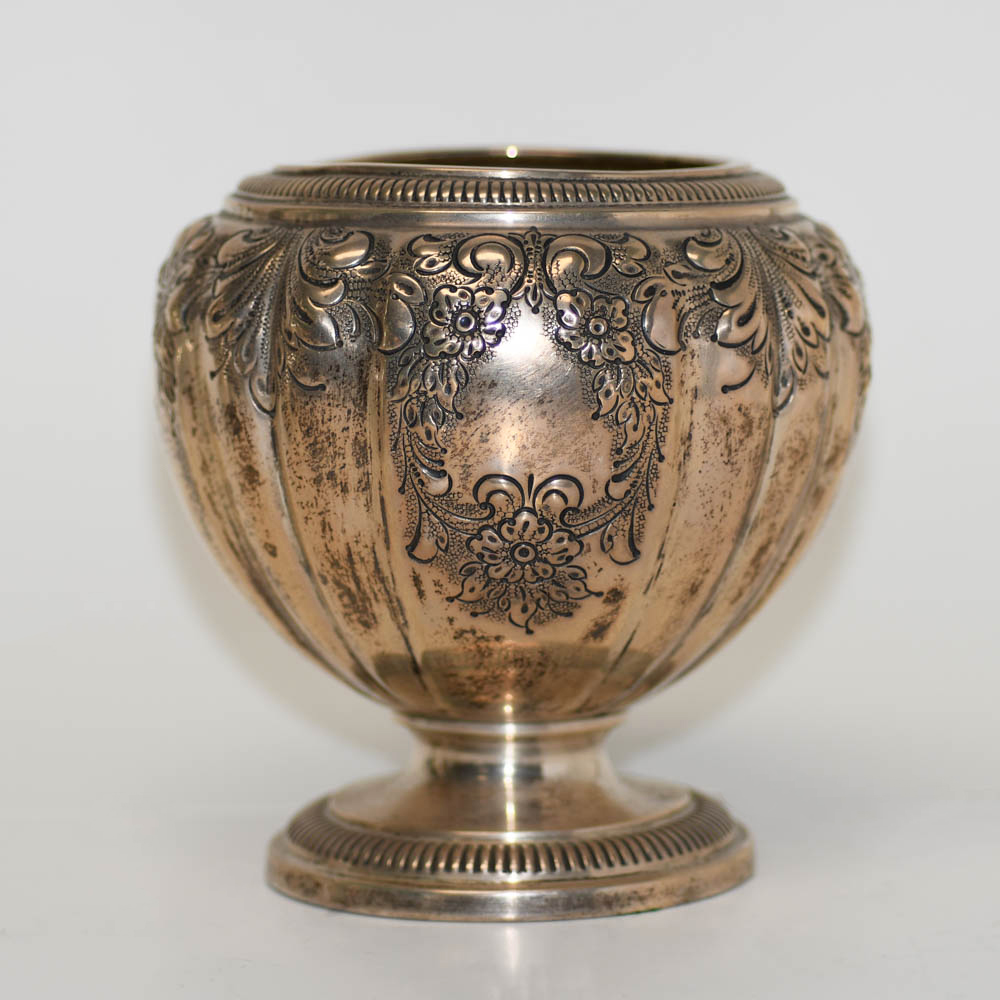 Sterling Silver Hand Chased Frank M Whiting Footed Bowl, 8.44ozt - Image 7