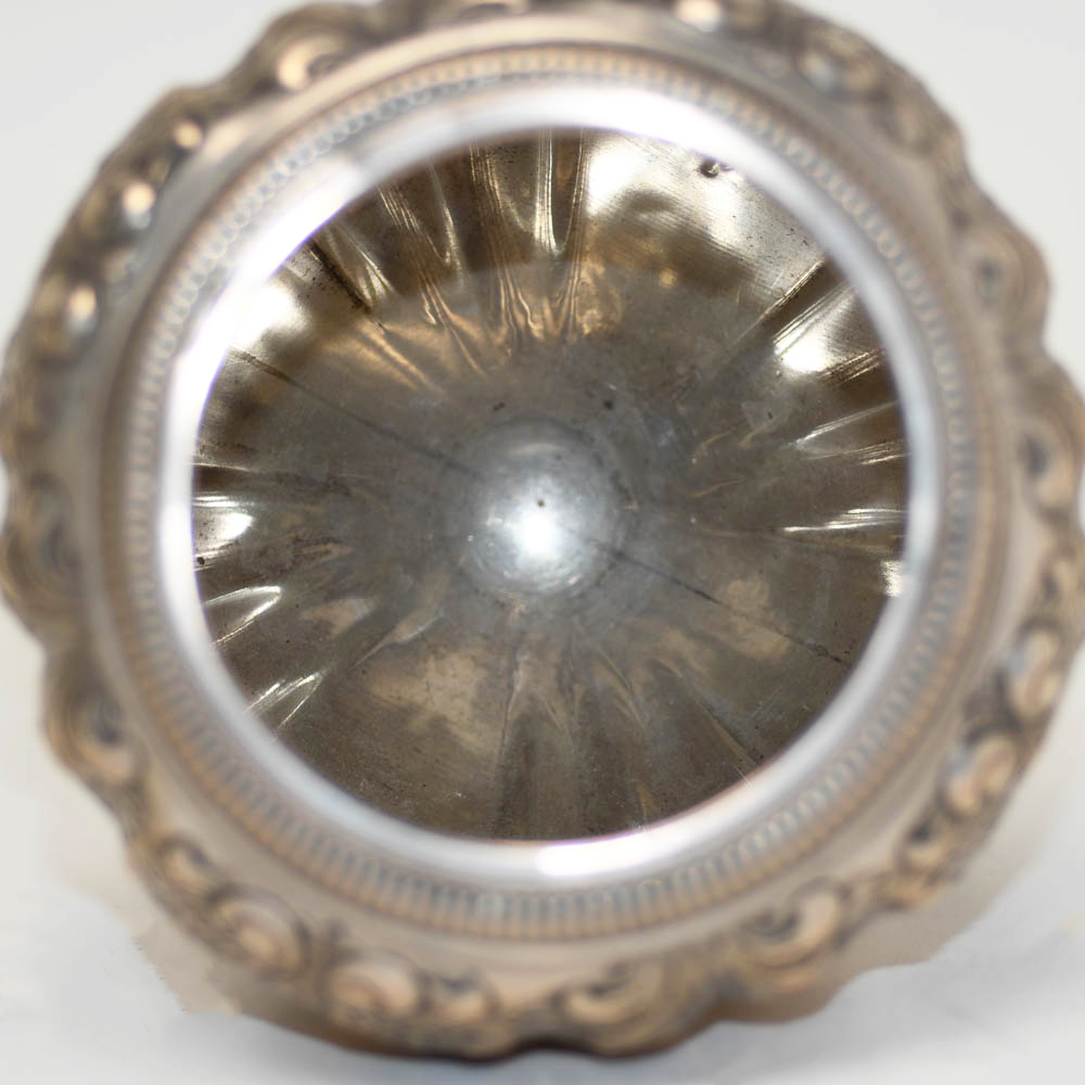 Sterling Silver Hand Chased Frank M Whiting Footed Bowl, 8.44ozt - Image 3