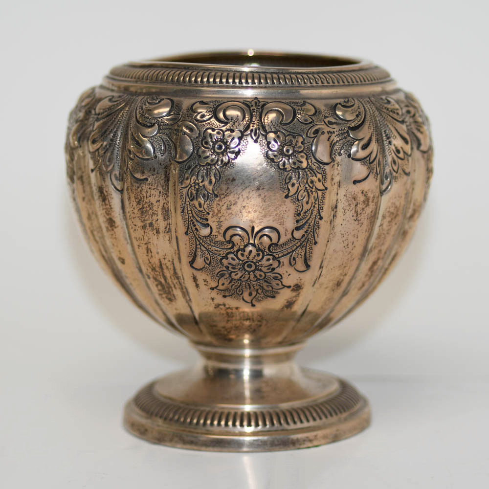 Sterling Silver Hand Chased Frank M Whiting Footed Bowl, 8.44ozt - Image 2