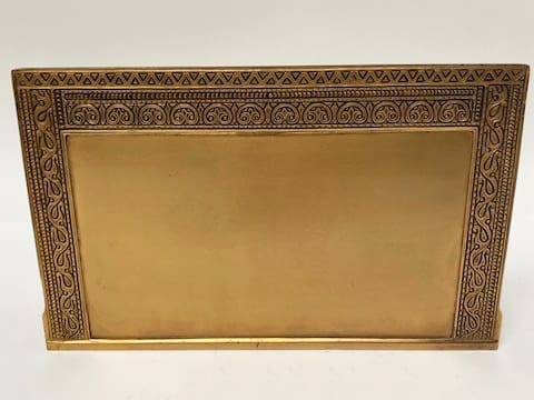 Bronzed Gold Color Tiffany Studios Venetian Letter Rack - Image 14