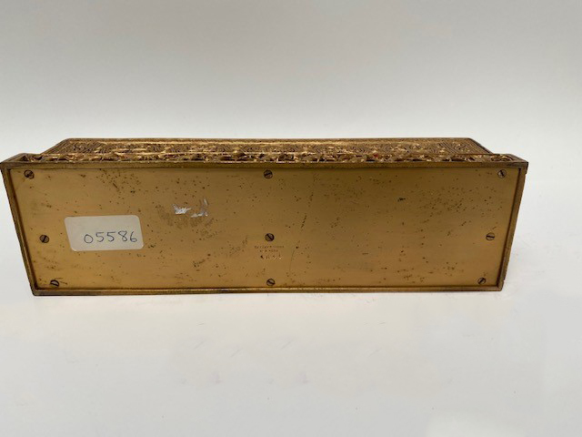 Letter Rack Gold Bronzed Gold Color Tiffany Studios Venetian Letter Rack