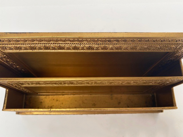 Letter Rack Gold Bronzed Gold Color Tiffany Studios Venetian Letter Rack