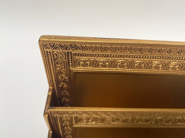 Letter Rack Gold Bronzed Gold Color Tiffany Studios Venetian Letter Rack