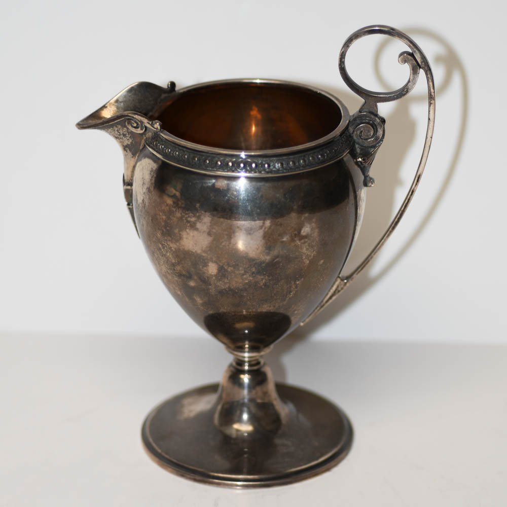 Tiffany & Co Antique Sterling Cream Pitcher, 208.8gr - Image 6