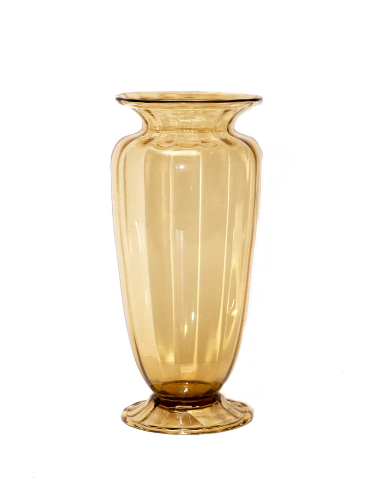 Steuben Olive Green Glass Urn Vase - Image 3