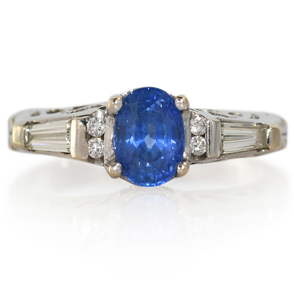 Diamond & Sapphire Ring