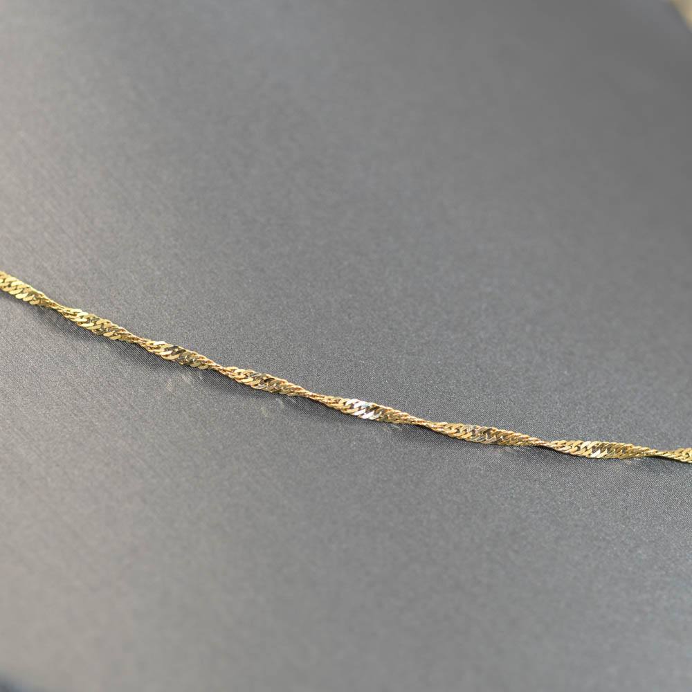 14K Yellow Gold Diamond Pendant Necklace, .65ct 3g - Image 6