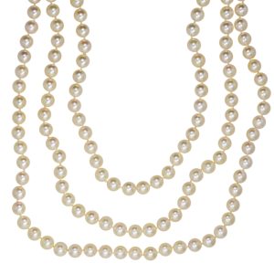 Pearl Necklace, Triple Strand