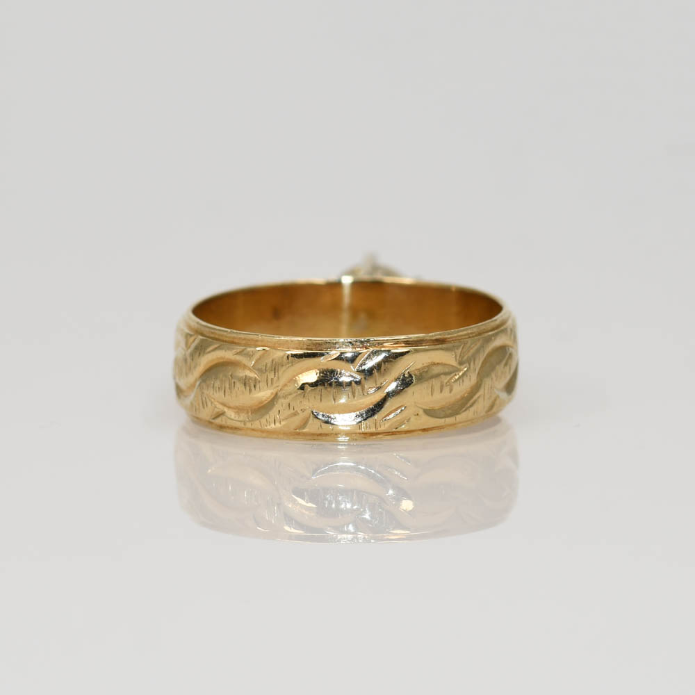 14K Yellow Solitaire Diamond Ring 0.60ct, 4.4gr - Image 4