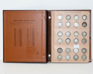 1892-1916 Barber Quarters Dansco Album 74 coins