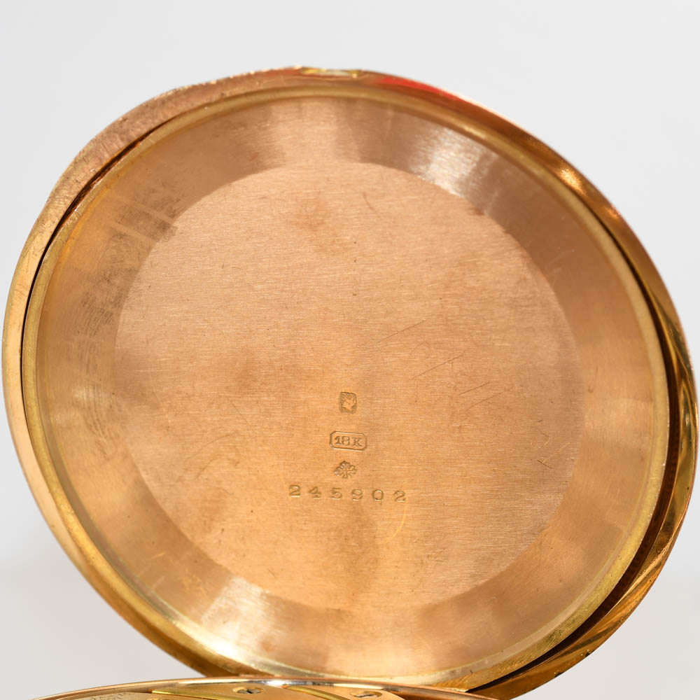 18K Yellow Gold Patek Philippe Chronometer Gondolo Pocket Watch - Image 6