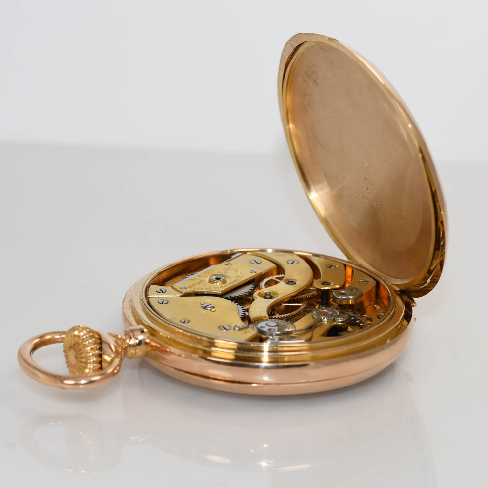 18K Yellow Gold Patek Philippe Chronometer Gondolo Pocket Watch - Image 4
