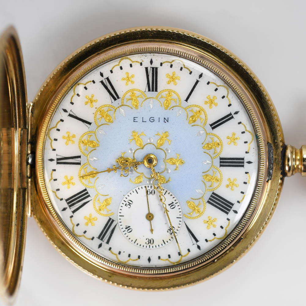 Elgin G.F Pocket Watch Hunting Case - Image 15