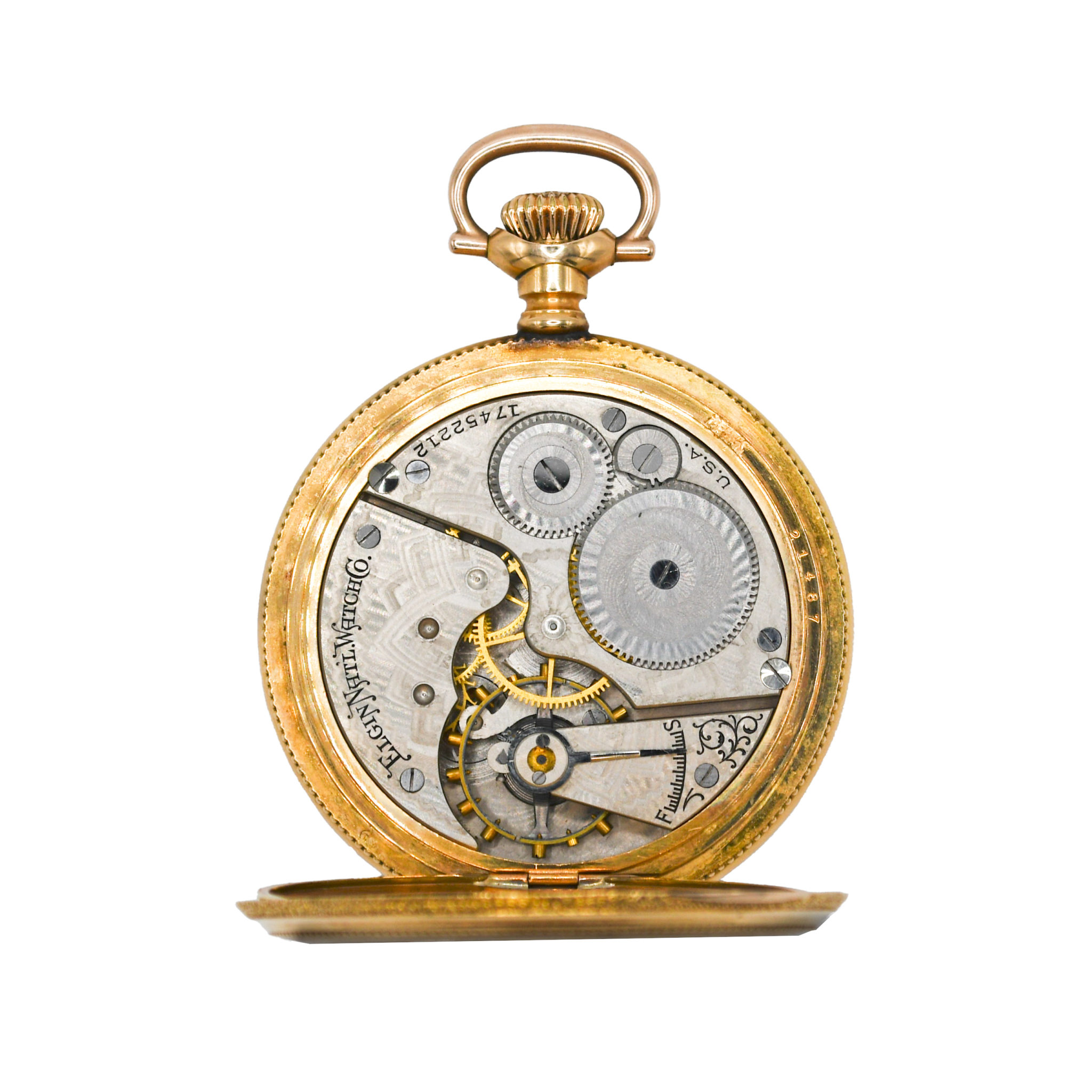 Elgin G.F Pocket Watch Hunting Case - Image 11