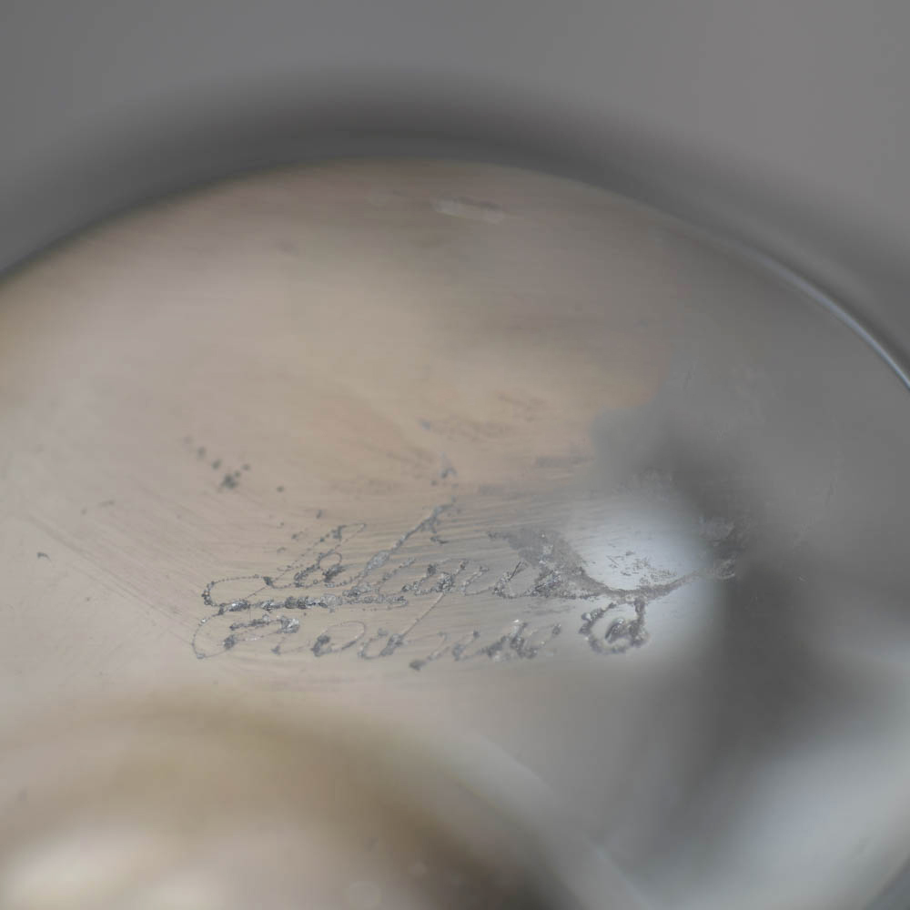 Lalique Dove France Sylvie Intertwined Frosted Glass Vase 8.5 inch - Image 4