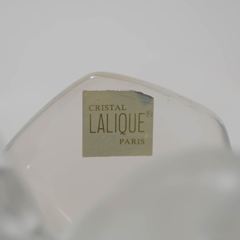 Lalique Dove France Sylvie Intertwined Frosted Glass Vase 8.5 inch - Image 3