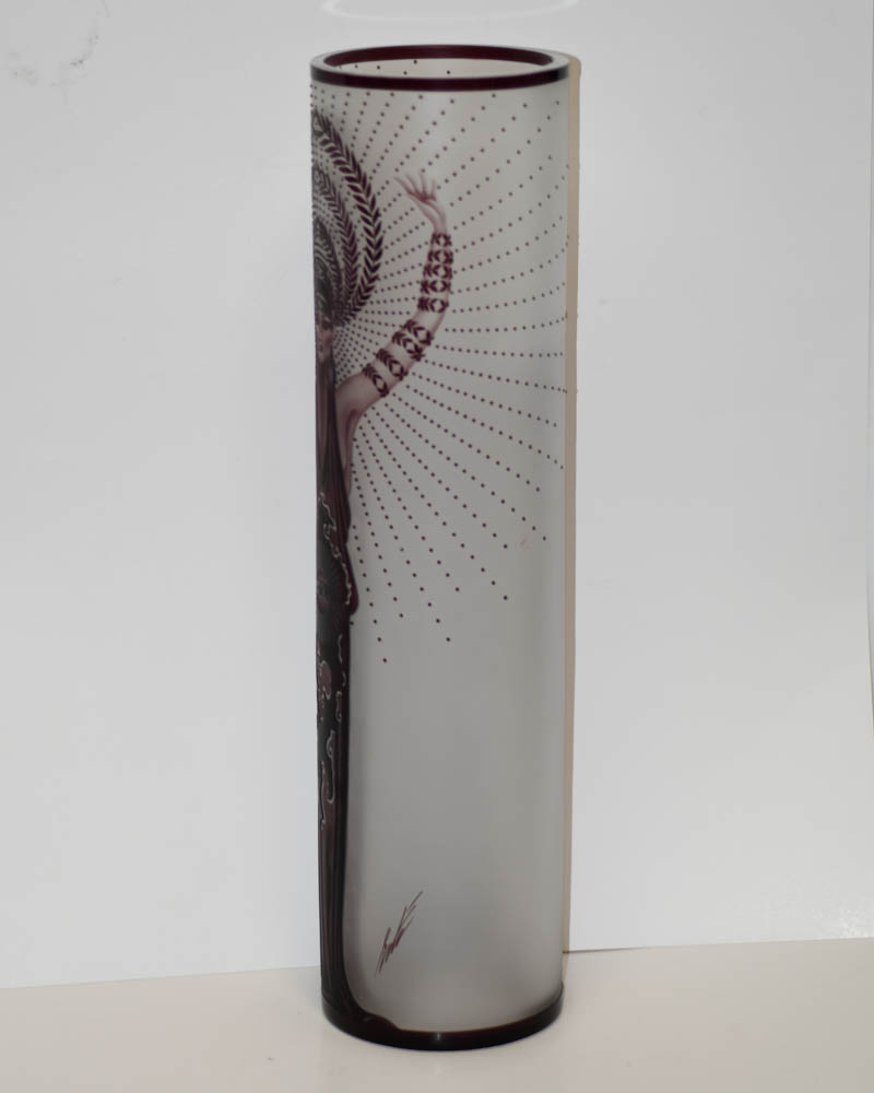 Erté Vase, DIANA Limited Edition 261/300 - Image 8