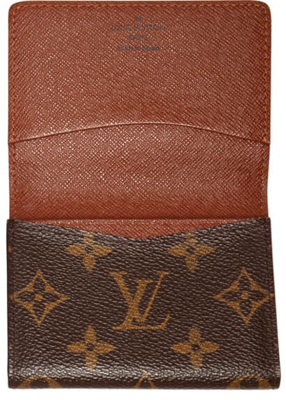 【希少】 LOUIS VUITTON LV Monogram Coated Canvas Card Case Louis Vuitton Monogram Coated Canvas Flap Card Case