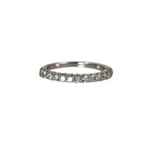 14K White Gold Diamond Band 0.45tdw, 1.8gr