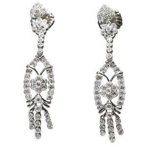 Diamond Dangle Earrings