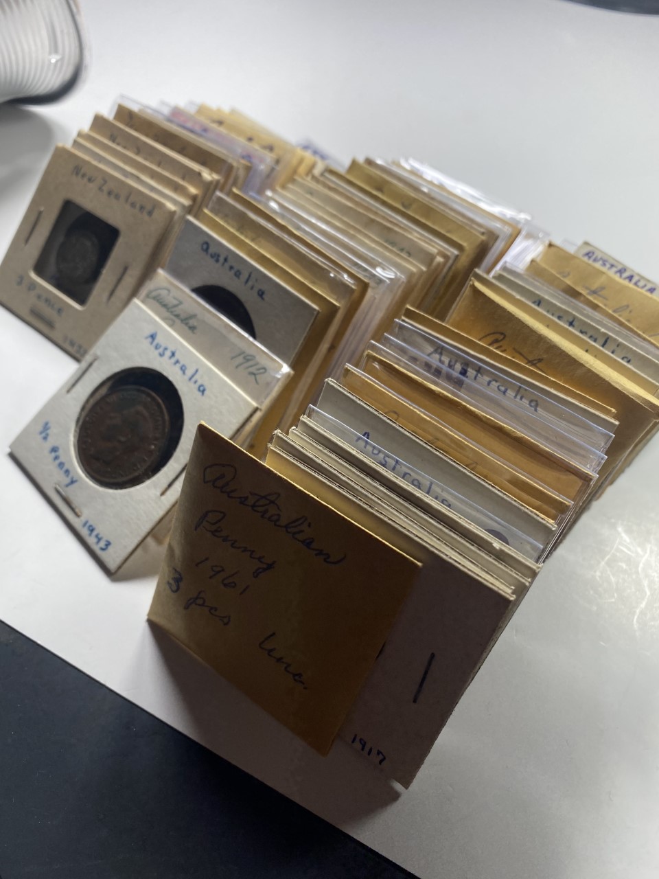 Old Collection of Australia and New Zealand Coins 19th-20th Century Silver Included - Image 2