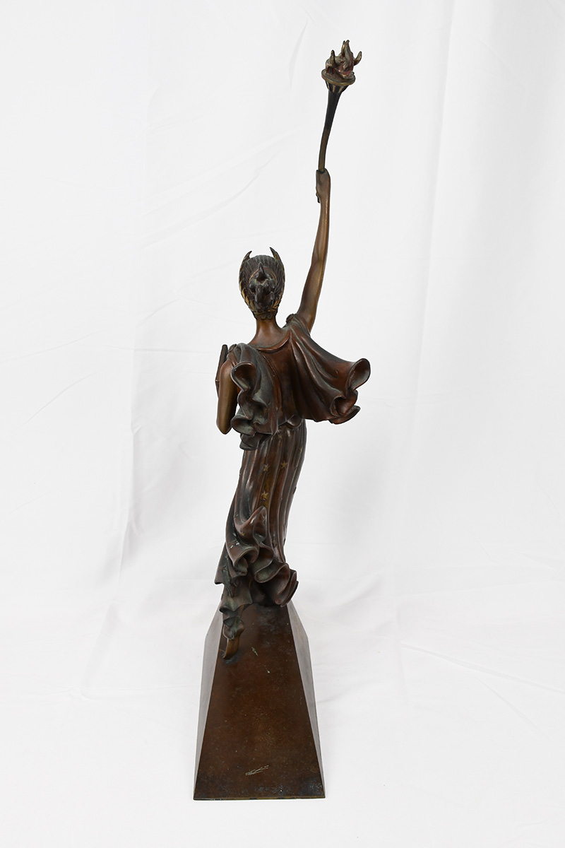 Erte Bronze Liberty, Fearless and Free Bronze on Patina - Image 4