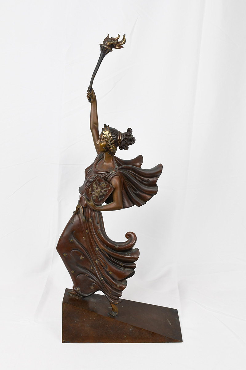 Erte Bronze Liberty, Fearless and Free Bronze on Patina - Image 3