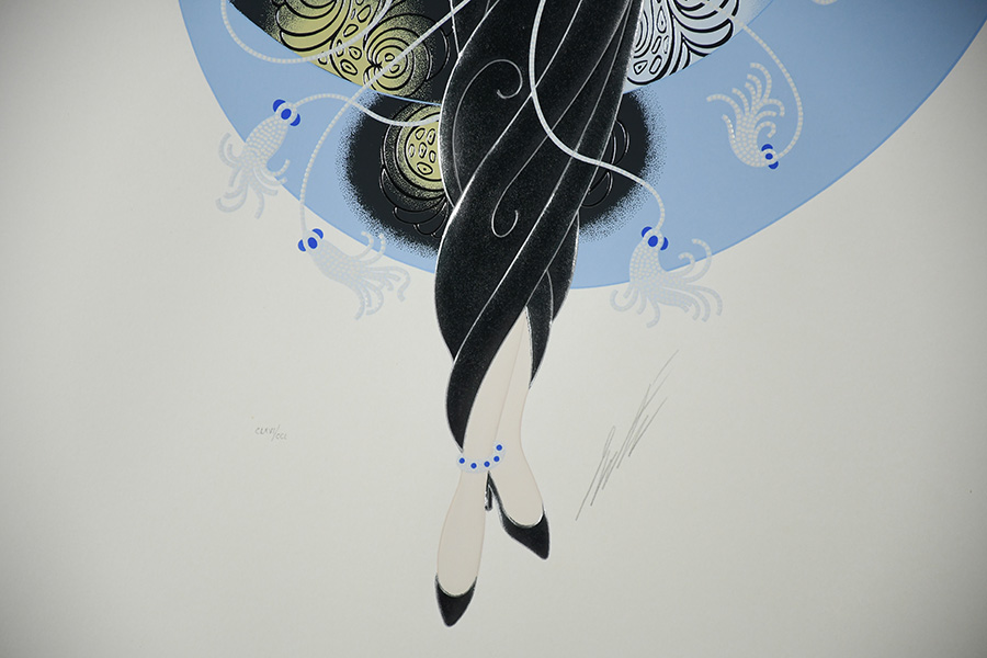 Dream Serigraph by Erte Framed Silkscreen Signed 166/250 Large French Print Art - Image 2