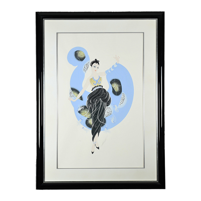 Dream Serigraph by Erte Framed Silkscreen Signed 166/250 Large French Print Art