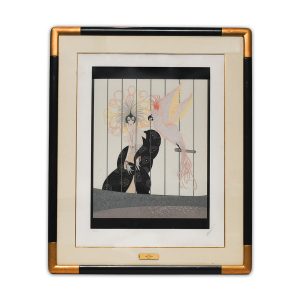 The Bird Cage by Erte (Signed)