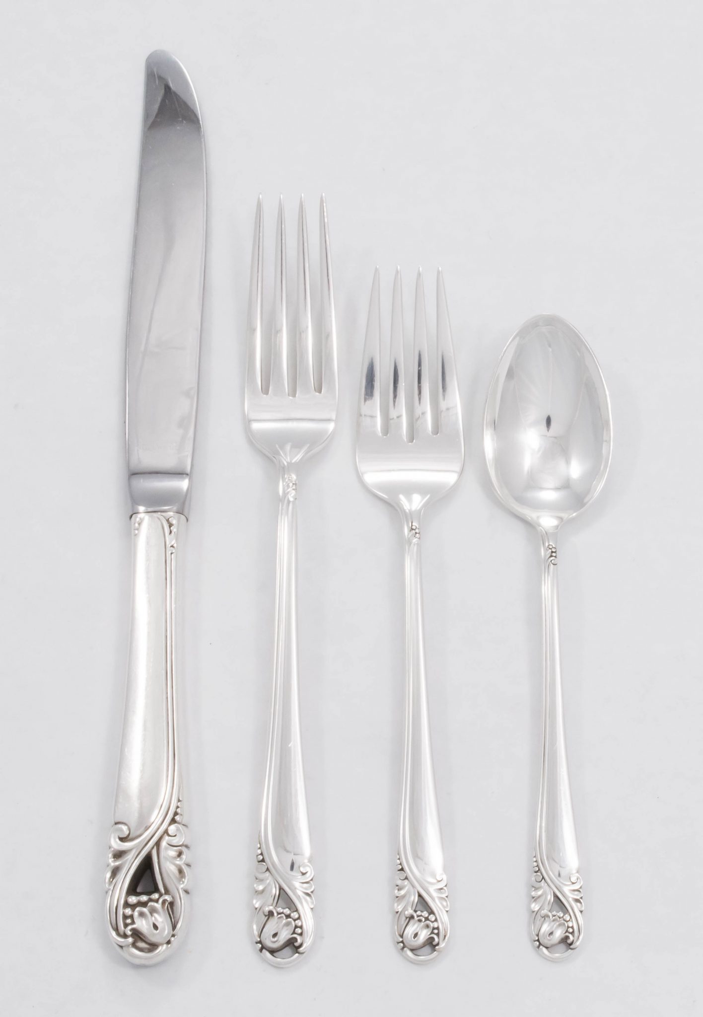 Spring Glory by International Sterling Silver Regular 4pc Place